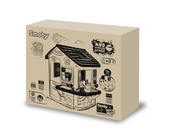 Игровой домик Smoby Life "Садівник" з кухнею та мийкою, 16 аксес., 132х144х140 см (7600810505), изображение 2