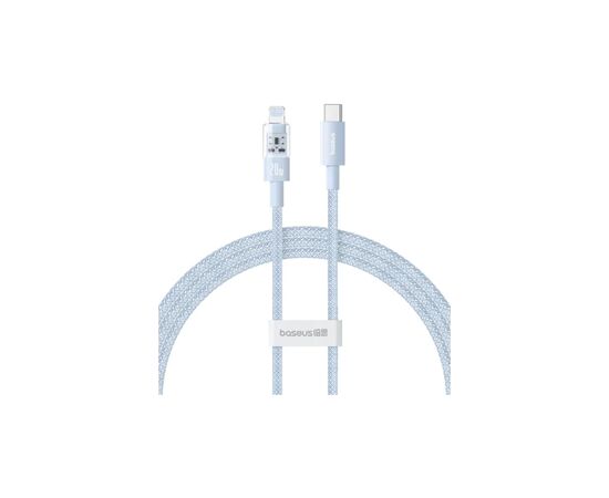 Дата кабель USB-C to Lightning 1.0m 20W Gem Fast-Charging blue Baseus (P10373001311-00)