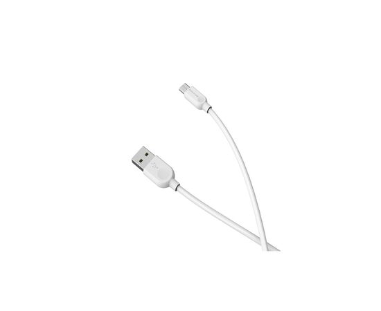 Дата кабель USB 2.0 AM to Micro 5P 1.0m 2.4A BX14 white BOROFONE (6957531089988)