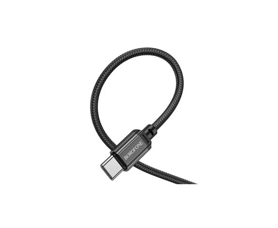 Дата кабель USB-C to USB-C 60W BX87 black BOROFONE (6974443389067), изображение 2