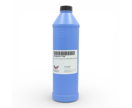Тонер HP CLJ M252/277/452/477, Canon 045/046, 700г Yellow Welldo (WDTHM452Y-700)