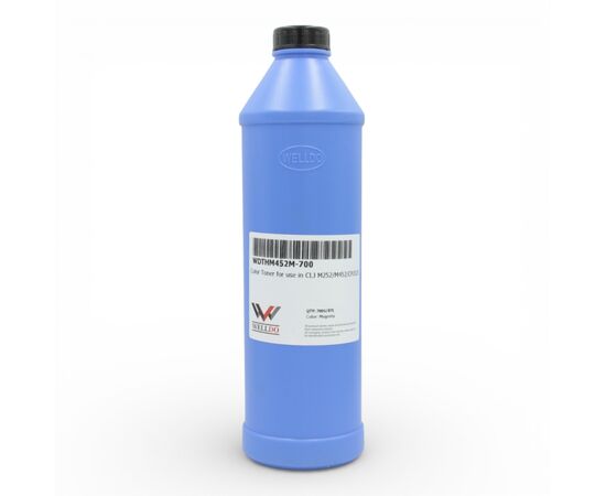 Тонер HP CLJ M252/277/452/477, Canon 045/046, 700г MAGENTA Welldo (WDTHM452M-700)