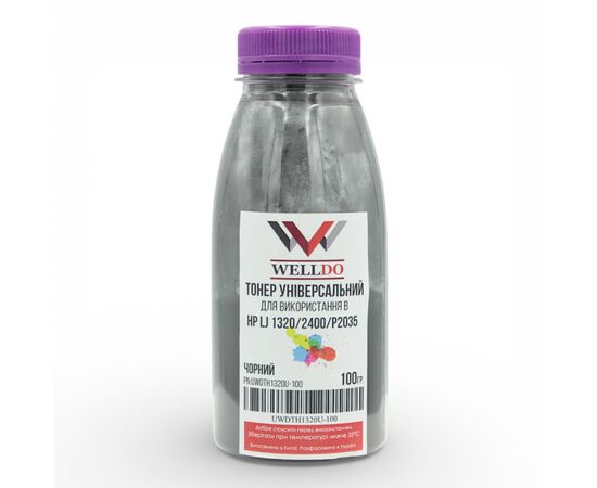 Тонер HP LJ 1320/1160/ STATIC CONTROL 100г/фасовка Welldo (UWDTH1320U-100)