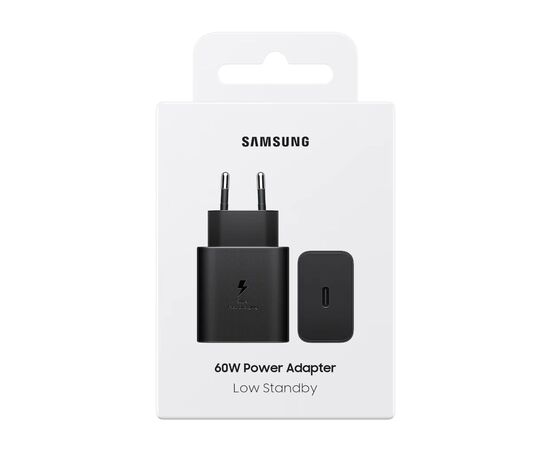Зарядний пристрій Samsung USB-C PD60W PPS black (EP-T6010NBEGWW), зображення 5