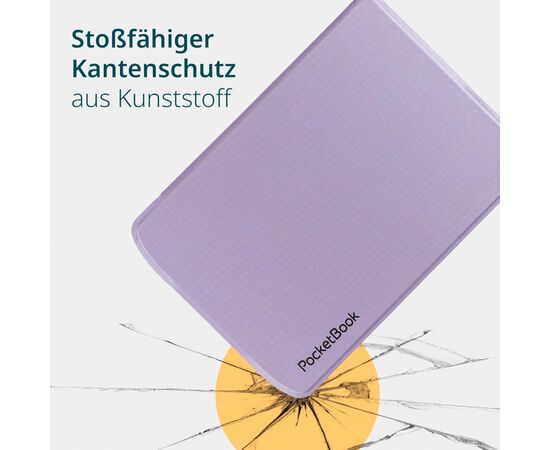 Чохол до електронної книги Pocketbook 619_629_634 Shell-TR Light Purple (SH-TR-634-LPL-WW), зображення 2