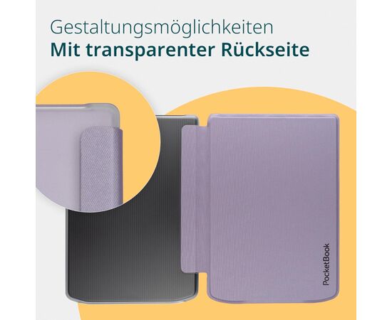 Чохол до електронної книги Pocketbook 619_629_634 Shell-TR Light Purple (SH-TR-634-LPL-WW), зображення 4