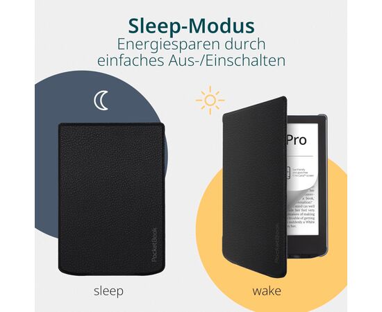 Чехол для электронной книги Pocketbook 619_629_634 Shell-TR Black (SH-TR-634-BK-WW), изображение 5