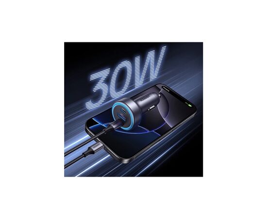 Зарядное устройство Ugreen 2xUSB-C PD30W + 1xUSB QC3.0 EC307 gray (45843), изображение 2