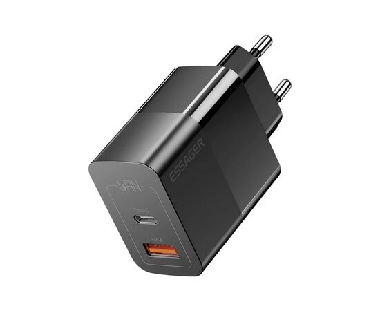Зарядное устройство 1xUSB-C + 1xUSB 33W Essager (ECTAC-PCB01-P), изображение 2