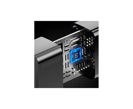 Зарядное устройство 1xUSB-C + 1xUSB 33W Essager (ECTAC-PCB01-P), изображение 8