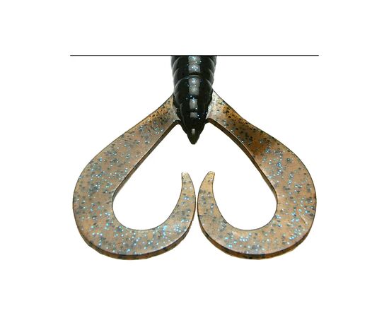 Силикон рыболовный Keitech Little Spider 2" (8 шт/уп) 408 Electric June Bug (1551.11.73), изображение 3