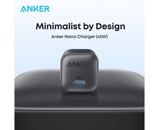 Зарядное устройство Anker USB-C 45W Nano Charger black (A2692L11), изображение 3