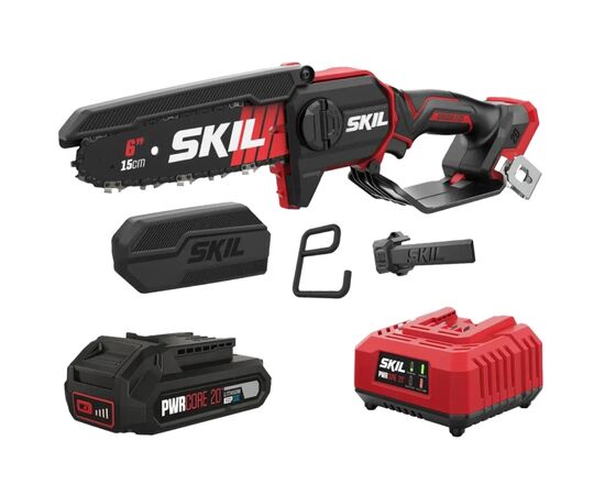 Цепная пила Skil SKIL 0512 CA Li-Ion 20V, аккумуляторная бесщеточная, 2x2.5Ah (GS1E0512CA+BC1E3110A)