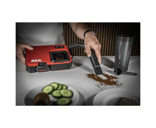 Пылесос строительный Skil пылесос-насос безщеточный, 3167 CA Li-Ion 20V (Без АКБ и ЗУ) (VA1E3167CA), изображение 6