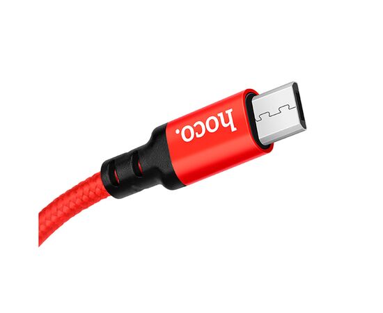 Дата кабель USB 2.0 AM to Micro 5P 1.0m X14 red HOCO (6957531062851), изображение 4