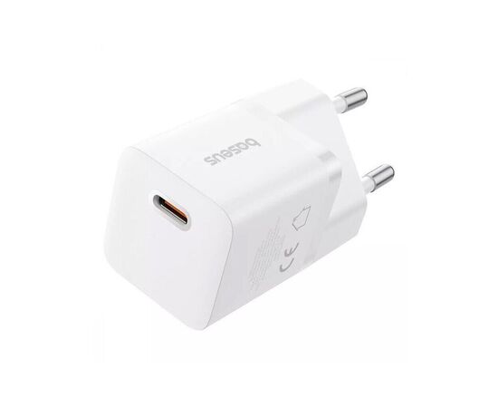 Зарядное устройство Baseus 1xUSB-C 25W GaN5 white (P10110909213-00)