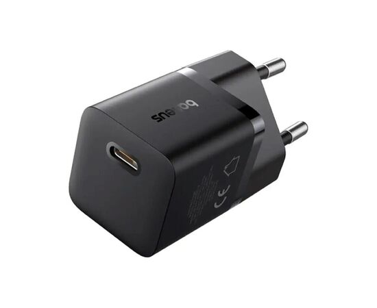 Зарядное устройство Baseus 1xUSB-C 25W GaN5 black (P10110909113-00)