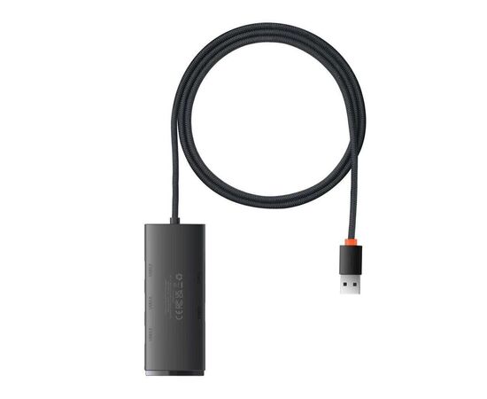 Концентратор Baseus USB 3.0 4xUSB 2.0m black (WKQX030201), зображення 2