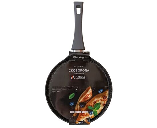 Сковорода Gusto Marble 260x15 мм для блинов GT-2204-26 (79096), изображение 4