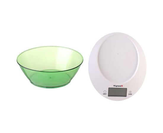 Весы кухонные Vilgrand VKS-533C green, изображение 5