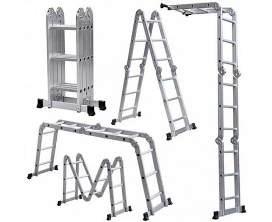 Лестница Werk шарнирная комбинированная LC5416B, 4x4 (55544)