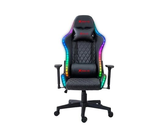 Кресло игровое Xtrike ME Advanced Gaming Chair GC-907 RGB Black/Red (GC-907), изображение 3
