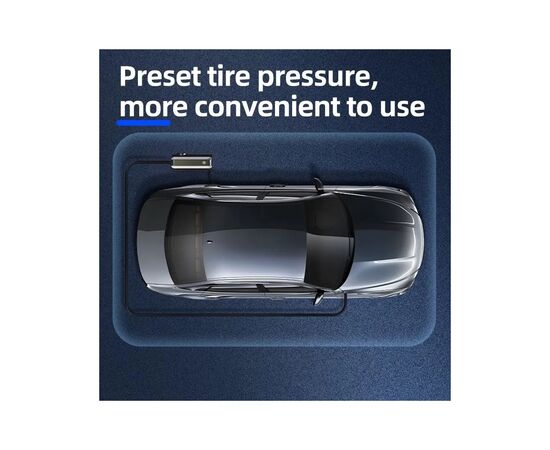 Автомобильный компрессор Deli 22 Л/мин, 150 psi (EDL880280S), изображение 5