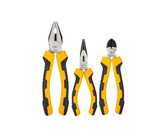 Набор инструментов Deli шарнирно-губцевых Carbon Steel, 3 шт (EDL2008-3)