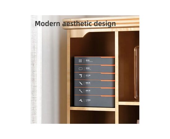 Набор инструментов Deli 7 шт. в модульном кейсе (H1001-D), изображение 3