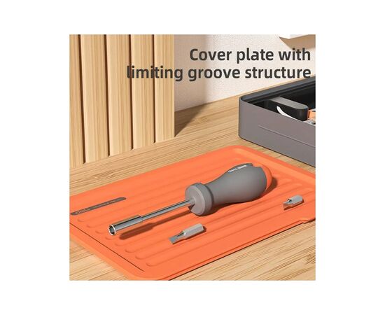 Набор инструментов Deli 7 шт. в модульном кейсе (H1001-D), изображение 5