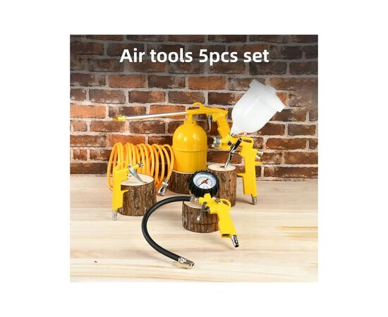 Набор инструментов Deli пневматических 5 шт (EDL-QPQ-990G-5), изображение 2