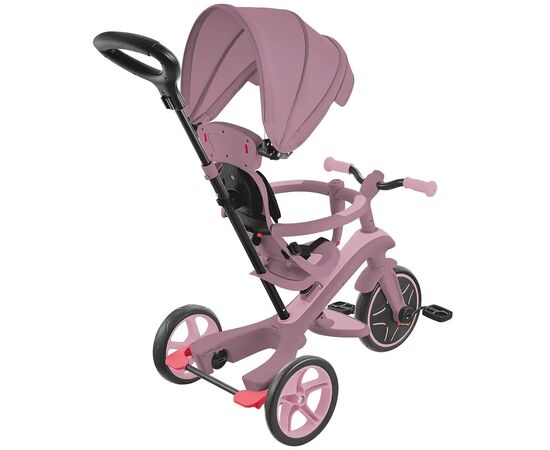 Детский велосипед Globber Explorer trike 4 в 1 пастельно-бузковий (637-510), изображение 3