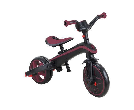 Детский велосипед Globber Explorer trike Foldable 4 в 1, бордовий (732-202-2), изображение 10