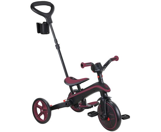 Детский велосипед Globber Explorer trike Foldable 4 в 1, бордовий (732-202-2), изображение 4