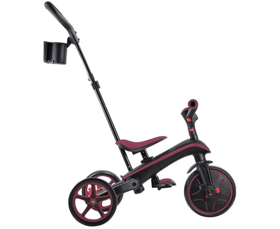 Детский велосипед Globber Explorer trike Foldable 4 в 1, бордовий (732-202-2), изображение 5