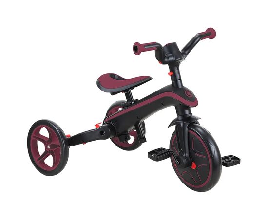 Детский велосипед Globber Explorer trike Foldable 4 в 1, бордовий (732-202-2), изображение 7