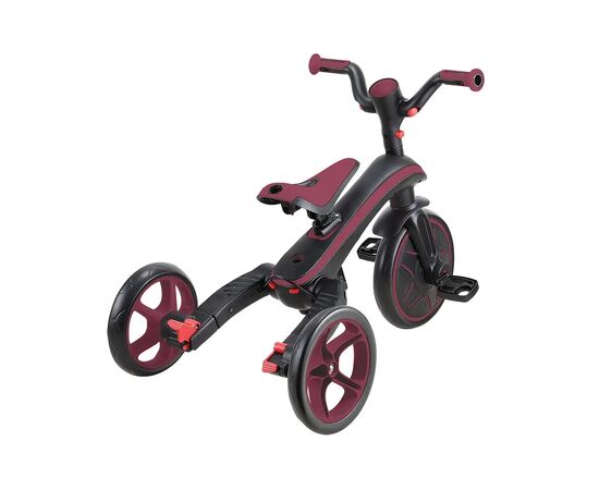 Детский велосипед Globber Explorer trike Foldable 4 в 1, бордовий (732-202-2), изображение 8