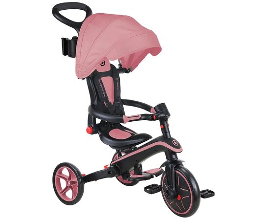 Детский велосипед Globber Explorer trike Foldable 4 в 1, рожевий (732-210-2)