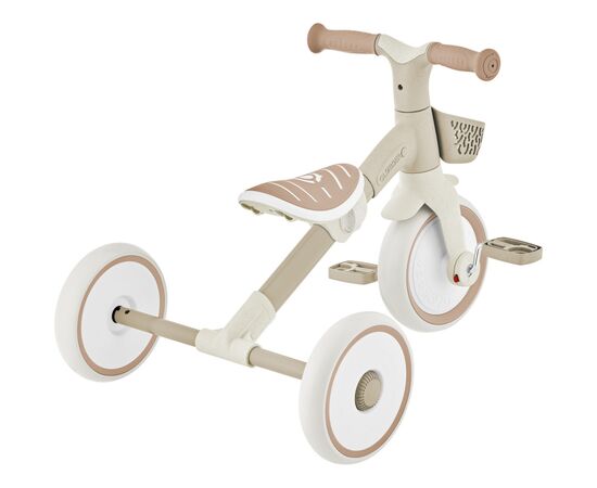 Детский велосипед Globber Learning trike plus 2 в 1 кокосовий (737-466), изображение 2