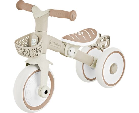 Детский велосипед Globber Learning trike plus 2 в 1 кокосовий (737-466), изображение 4