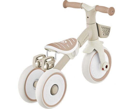 Детский велосипед Globber Learning trike plus 2 в 1 кокосовий (737-466), изображение 5