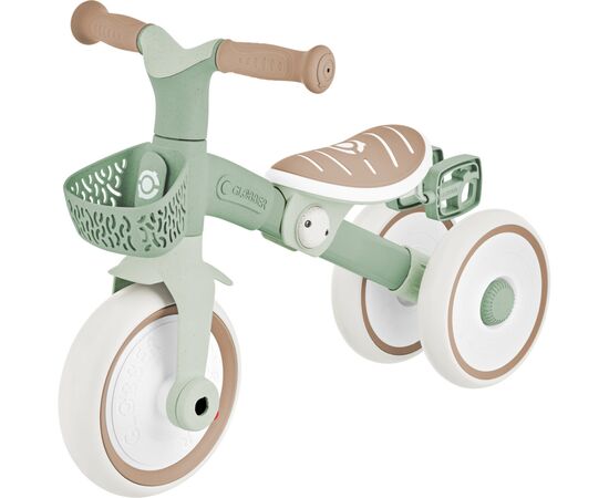 Детский велосипед Globber Learning trike plus 2 в 1 фісташковий (737-109), изображение 4
