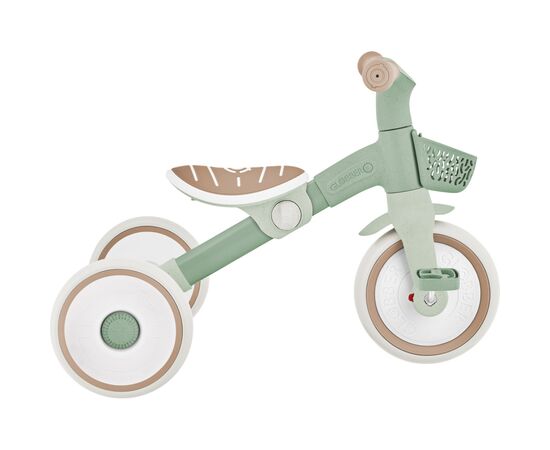 Детский велосипед Globber Learning trike plus 2 в 1 фісташковий (737-109), изображение 7