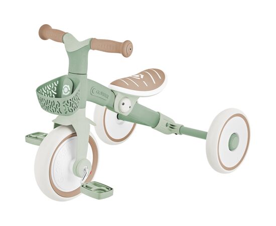 Детский велосипед Globber Learning trike plus 2 в 1 фісташковий (737-109)