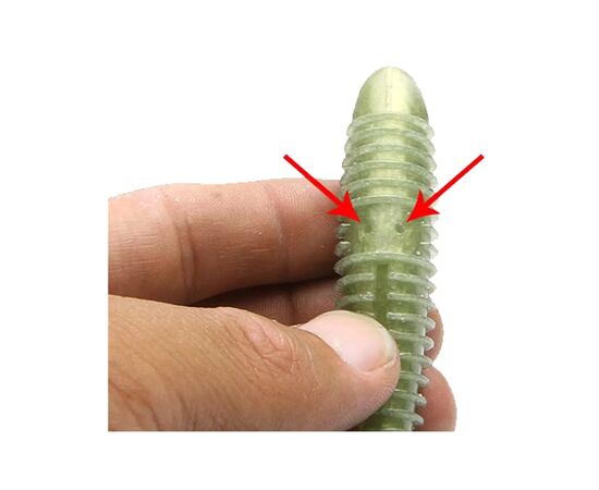 Силікон рибальський Keitech Swing Impact Fat 2.8" (8 шт/уп) PAL03 Ice Chartreuse (1551.06.98), зображення 2