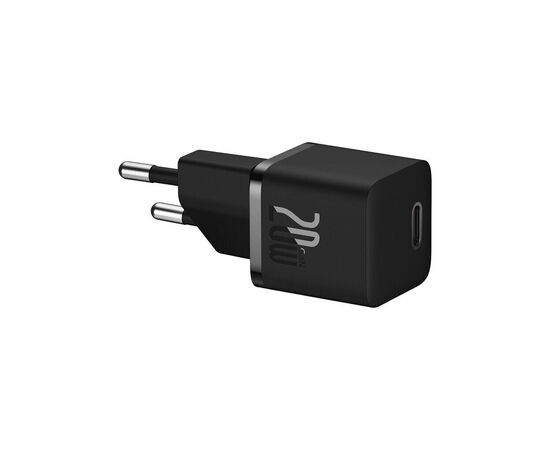 Зарядное устройство Baseus 1xUSB-C 20W GaN5 black (CCGN050101), изображение 4