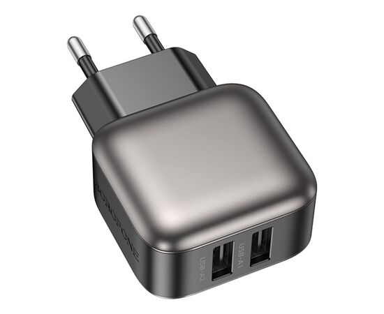 Зарядное устройство BOROFONE 2xUSB BAS51A black (6941991116100), изображение 2