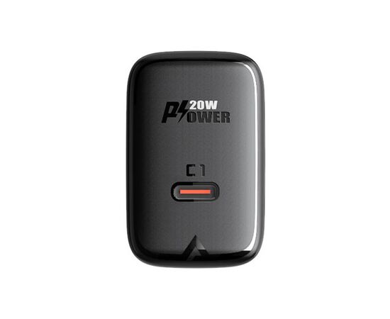 Зарядное устройство Acefast 1xUSB-C PD20W A1 black (6974316280033), изображение 2