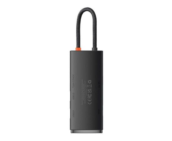 Переходник Baseus USB to 1xRJ45 100Mbps black (WKQX000001), изображение 3