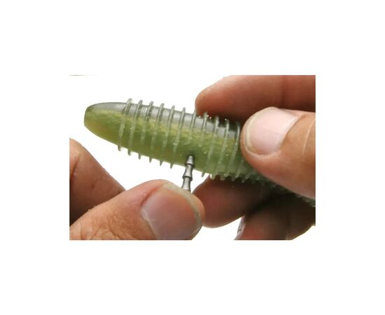 Силикон рыболовный Keitech Swing Impact Fat 3.3" (7 шт/уп) EA18 mystic lime chart (1551.13.50), изображение 3